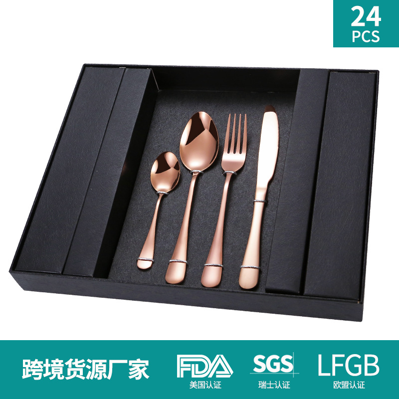 卡通不锈钢餐具勺子叉子创意陶瓷柄可爱儿童勺叉网红ins家用汤勺详情27