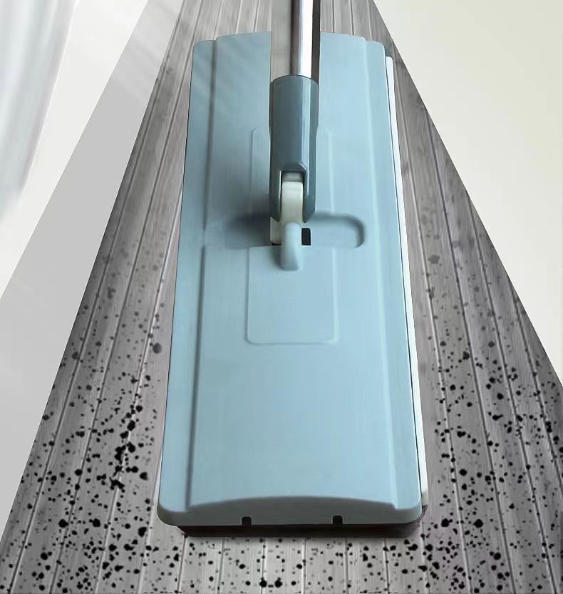 Hand-free flat mop, lazy person dry and wet dual-purpose household water-squeezing floor mop, rotating mop, mop, flat mop pic 4
