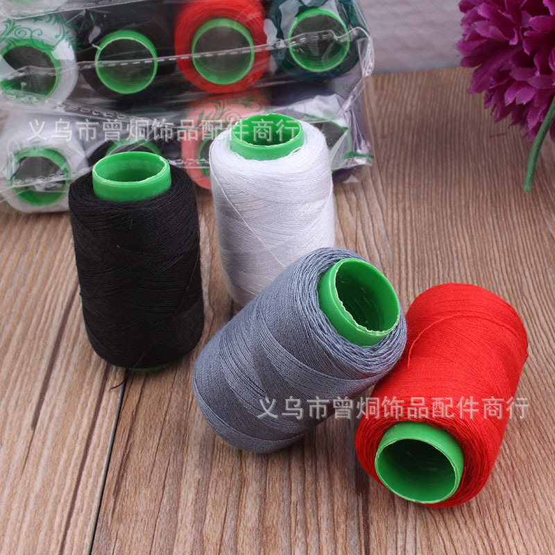 A pack of 4 long-threading needles and threads, 4 household sewing threads, 4 colored threads, 2 yuan, wholesale from general merchandise, street stalls, street stalls, street stalls pic 6