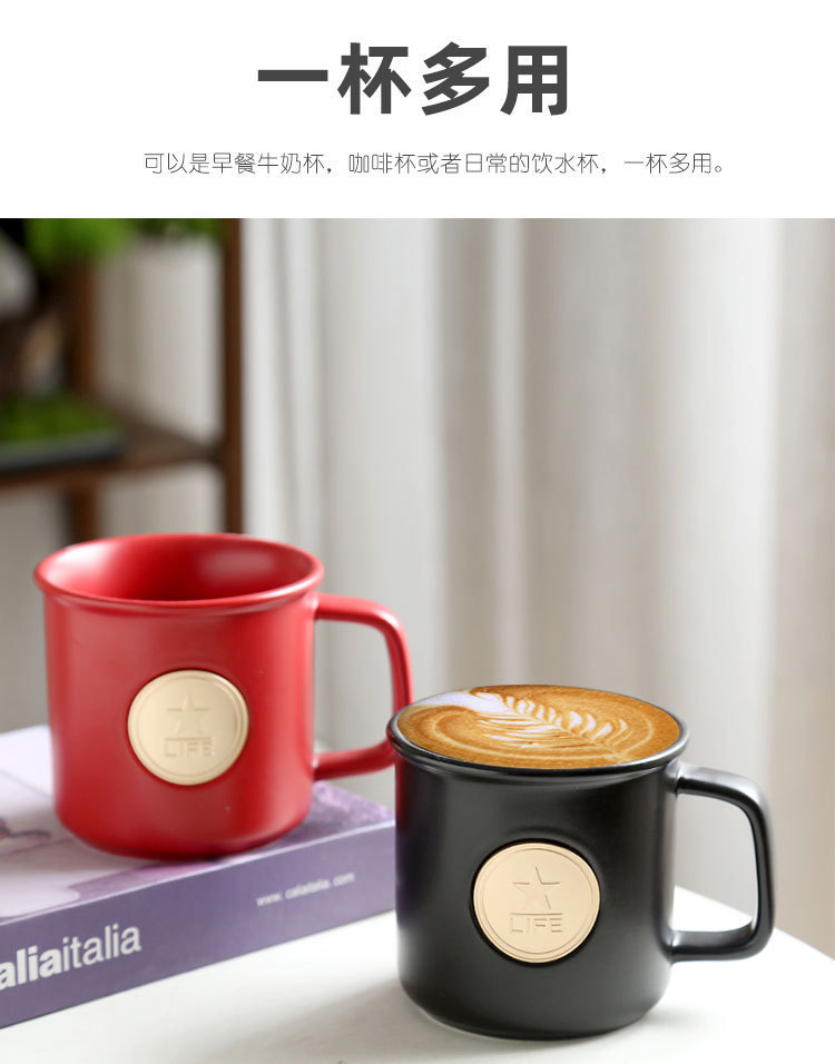Starba-style mugs, copper plates, enamel cups, copper MEDALS, ceramic water cups, customizable logos, cultural and creative opening gifts pic 28