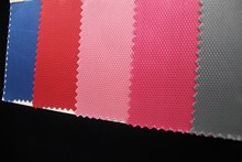 色丁印花彩色格子布印花发泡印花面料发泡pvc涂层详情16