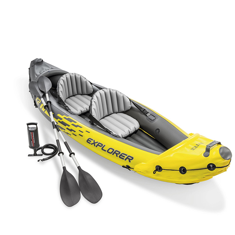intex68307 double-person inflatable raft, water play and assault boat, outdoor inflatable fishing boat pic 8