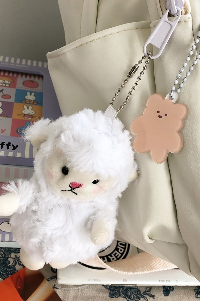 Japanese-style ins campus school style, fresh and cute, cute cow with earbuds, soft girl schoolbag, funny student backpack pic 52