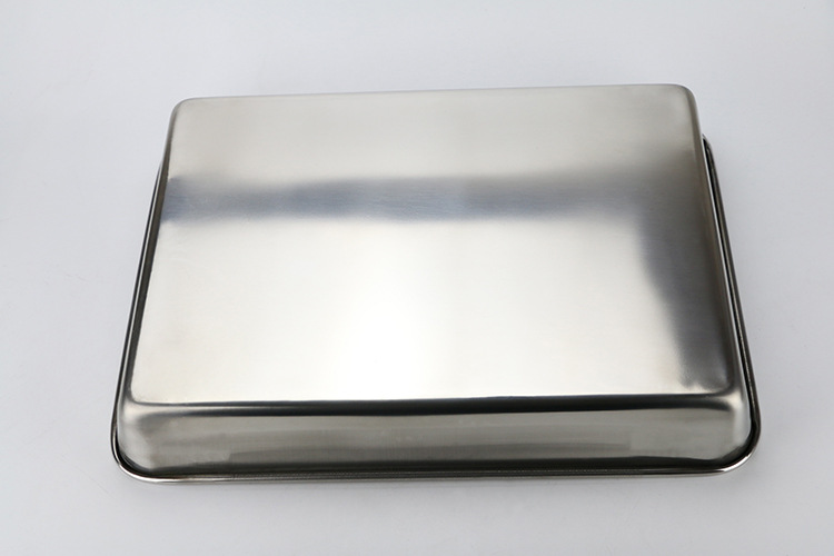 Factory direct sales of stainless steel towel trays, non-magnetic multi-purpose rectangular trays, trays, square trays, steaming trays, hotels pic 8