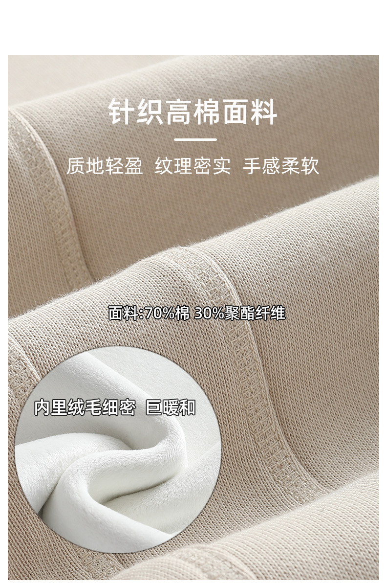 三针五线加绒加厚香蕉裤百搭休闲裤宽松显瘦阔腿裤秋冬新款女裤子详情8