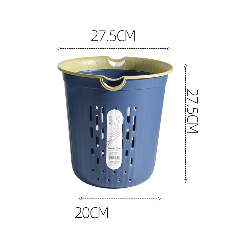 New, breathable and hollowed-out ins creative household and living room trash can for the bathroom pic 14