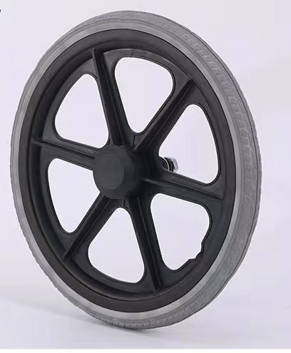 16寸折叠轮椅后轮，轮椅一体轮，16寸轮椅一体轮，轮椅轮子详情10