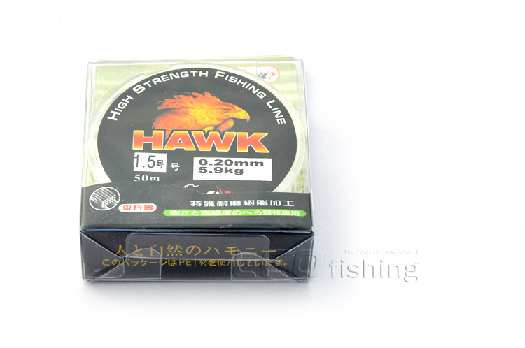 25283 [Falcon HAWK 50M] Strong fishing line, Japanese original silk fishing gear, fishing accessories pic 9