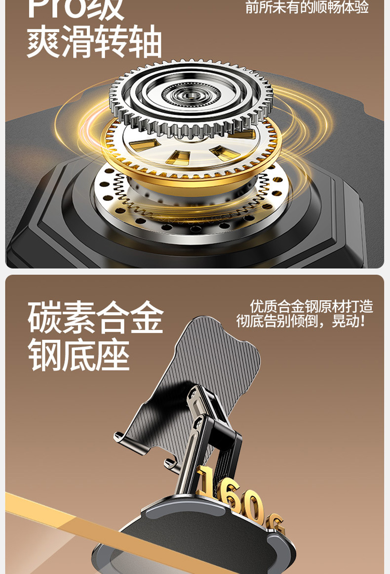 手机桌面金属支架抖音热销旋转平板支架可折叠桌面追剧懒人蓝科趣详情5