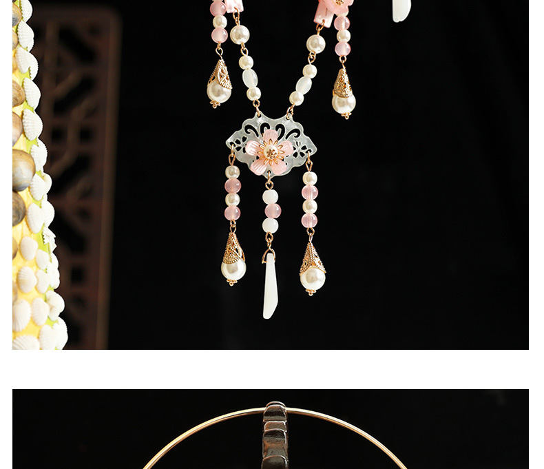 In stock: Ancient style necklaces, Ming-style Hanfu accessories, tassel pendants, ancient costume jewelry, and retro accessories for girls pic 11