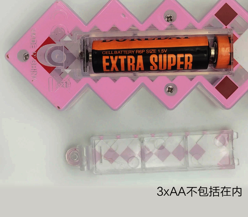 跨境热销儿童发光风扇七彩格子闪光棒孩童手持魔法棒发光玩具详情11