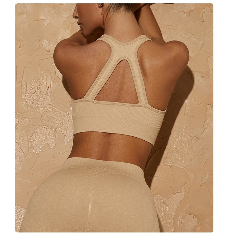 European and American yoga wear, autumn and winter long-sleeved sets, sports bras, zipper yoga vests, bras, high-waisted lulu yoga pants pic 19