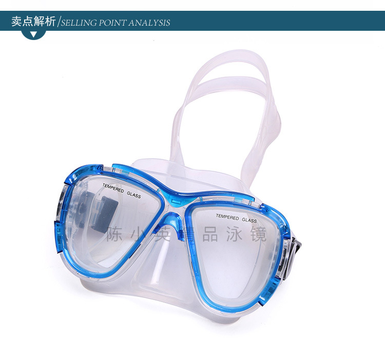 Wholesale of high-end silicone diving goggles, game diving masks, tempered glass diving goggles and diving masks pic 2