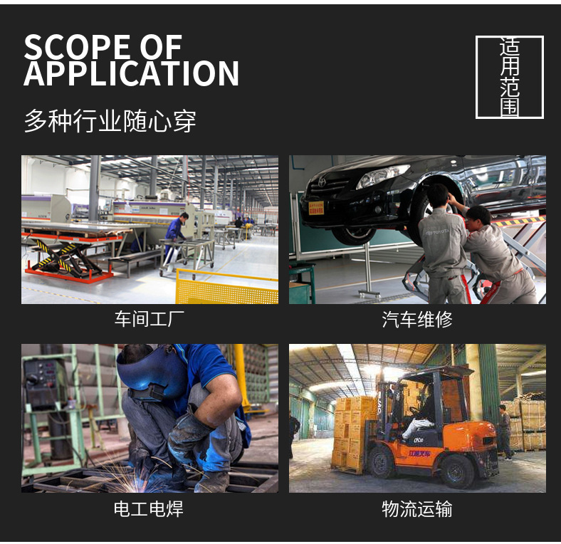 夏季短袖工作服套装薄款耐磨耐穿汽修厂工地工装制服劳保服定制详情4