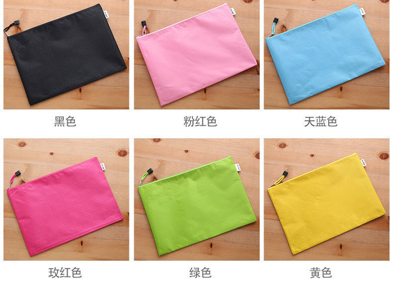 A4 file bag with thickened Oxford canvas football pattern, a5 prenatal checkup materials for students, a6 pencil case wholesale, customized and printed with LOGO pic 4