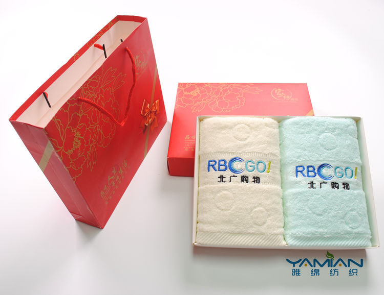 Pure cotton absorbent towel advertising gift towel, 100g available, enterprise LOGO and exquisite packaging, in stock, 4 colors pic 43