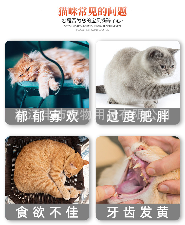 Cute cartoon cat toy set, cotton and chewable Christmas series three-piece set factory direct sales pic 2