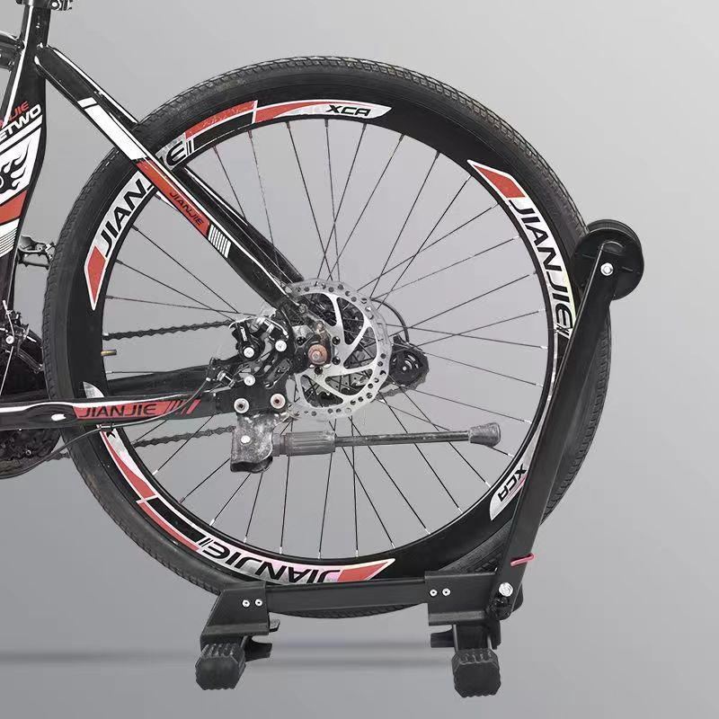 自行车立式停车架便携折叠式立车架单车收纳架公路车通用展示架详情7