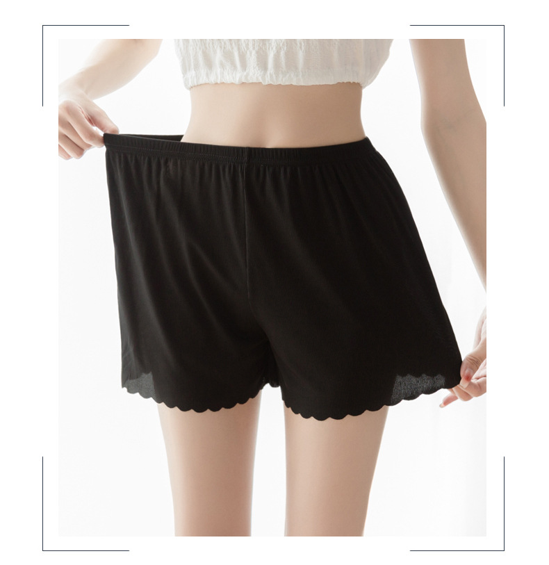 冰丝安全裤女防走光可外穿夏季薄款无痕不卷边居家宽松短裤打底裤详情27