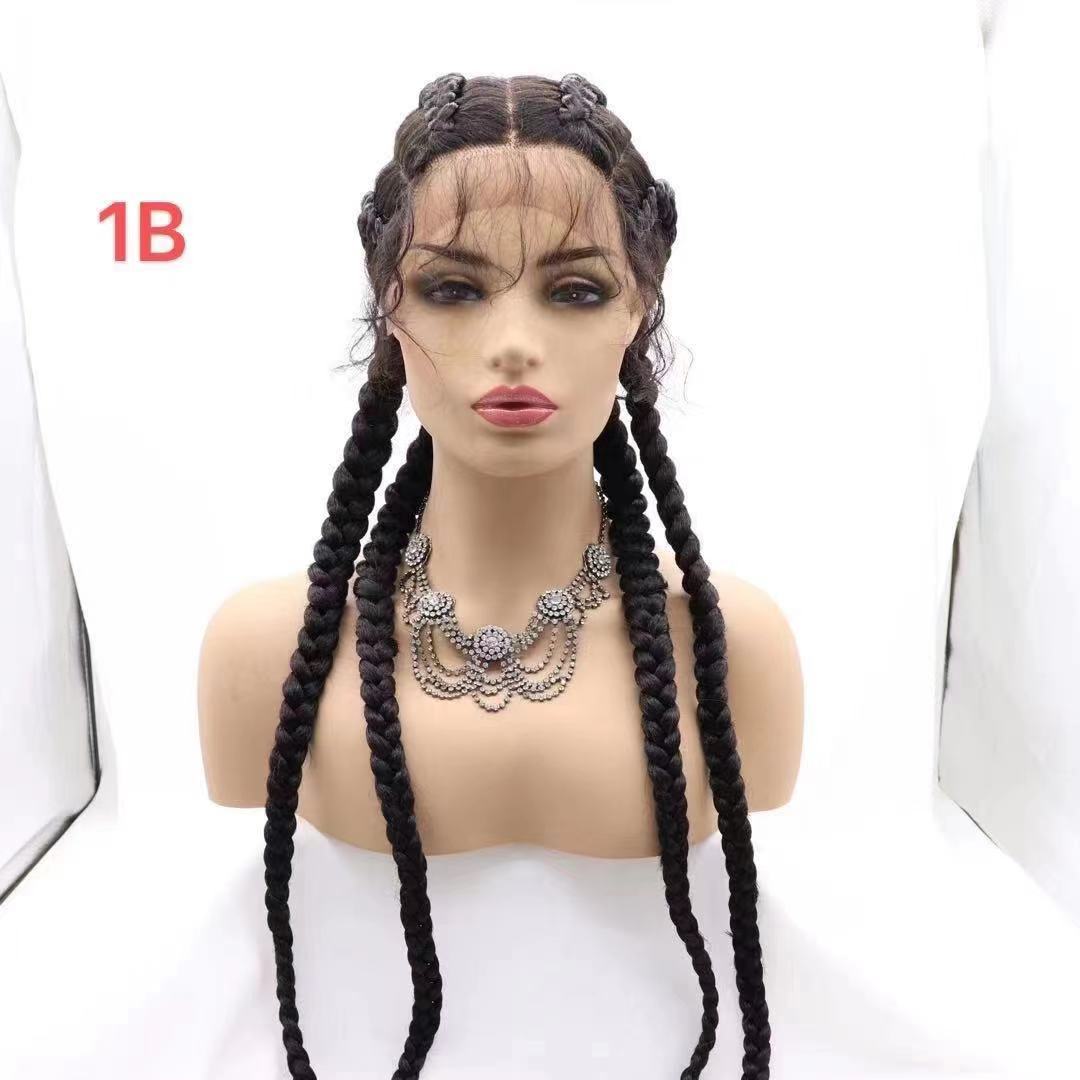 欧美假发时尚短直发蕾丝假发Lace Front Wigs详情7