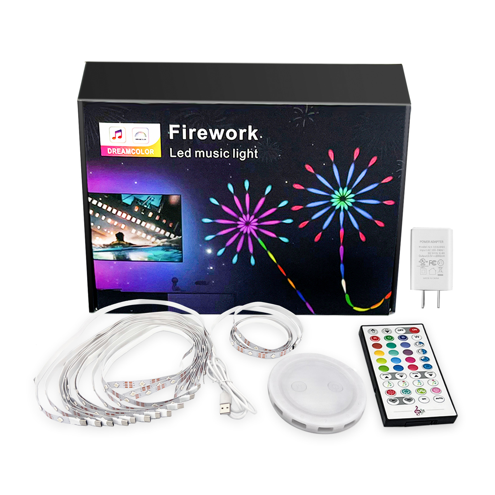 Fireworks Led Lights RGB IC Fireworks Light strip set pic 1