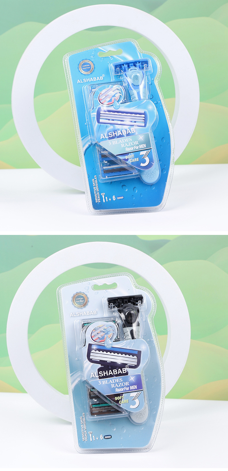 ALSHABAB吉派酒店专用一次性剃须刀刮胡刀须刨旅游洗漱用品便携家用民宿旅馆详情8