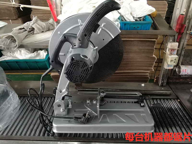 Foreign trade export power tools 355 profile cutting machine 14-inch steel machine household 350 grinding wheel metal cutting saw pic 4