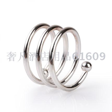 Hotel supplies, napkin rings, banquet decorations, Western food buttons, napkin rings, napkin buttons, European alloy napkin rings, gold pic 12