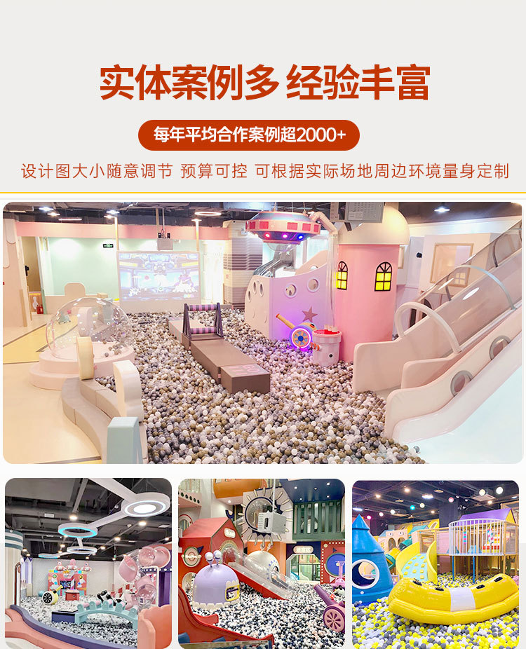 淘气堡儿童乐园室内亲子乐园滑滑梯海洋球游乐场设备小型儿童乐园详情3
