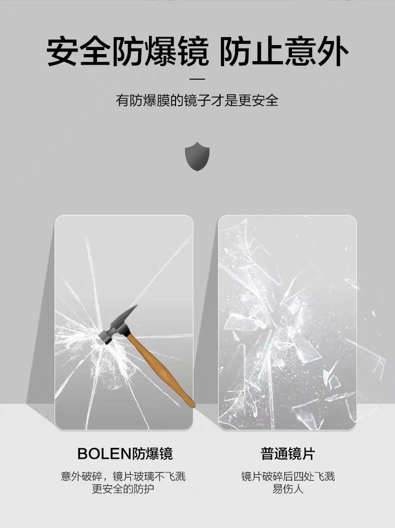 亚克力框智能LED吸顶灯化妆镜 防雾壁挂式卫浤镜 梳妆台专用 圆形设计美观实用浴室镜精品卫浴精品卫浴精品卫浴精品卫浴详情10