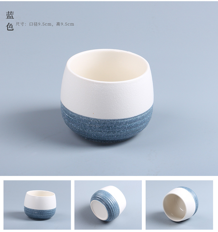 Factory direct sales and wholesale of snowflake glaze Japanese-style creative ceramic wine kettles, wine warming sets and wine warming kettle series pic 7