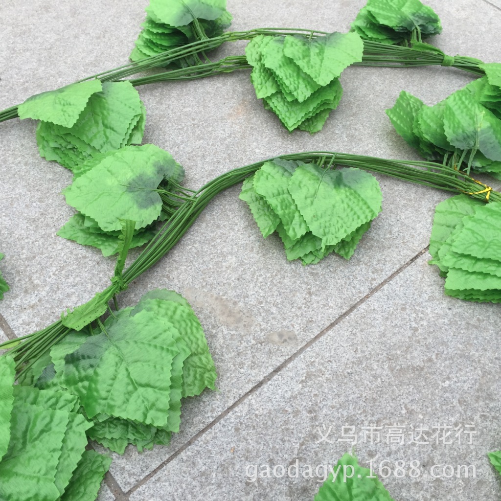 Artificial flowers, artificial lawns, artificial trees, artificial flowers, artificial lawns, artificial trees, no falling leaves, 20 large grape leaves, artificial vines, artificial grape leaves, silk fabric vines, artificial grapevines pic 22