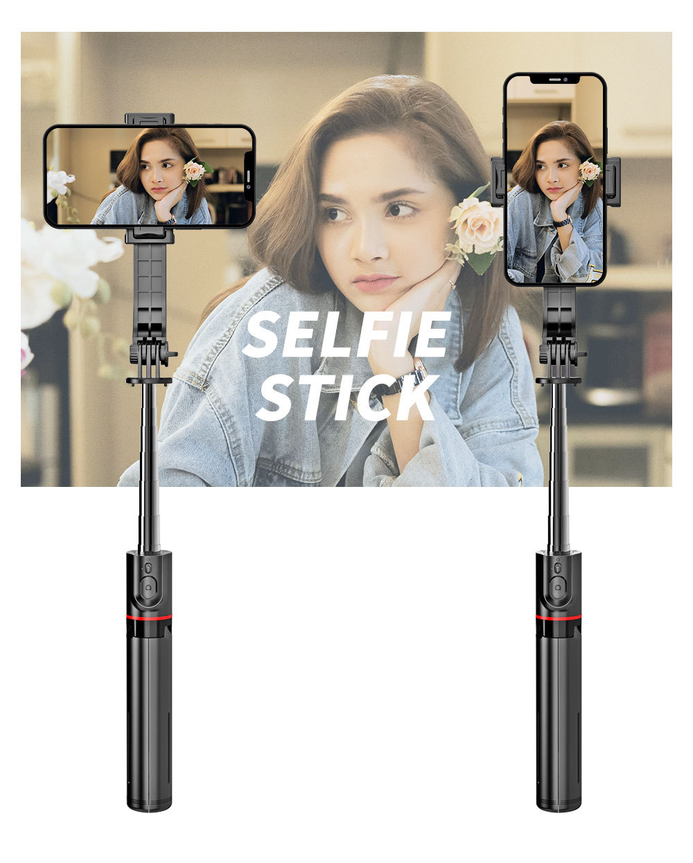 New mobile phone selfie stick Bluetooth extended floor-standing 1.6m live streaming beauty enhancement with light photography reinforced anti-shake tripod pic 13