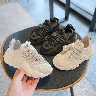 2022秋季男童鞋时尚潮流新款板鞋女童百搭软底运动鞋春夏小白鞋子详情11