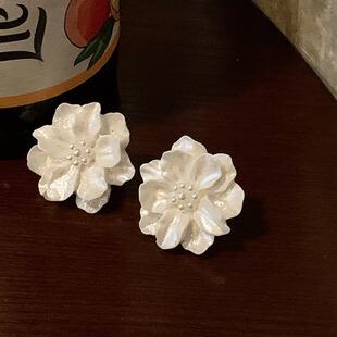 s925银针珍珠高级轻奢小众百搭气质耳环小香耳饰义乌新款饰品夏季详情6