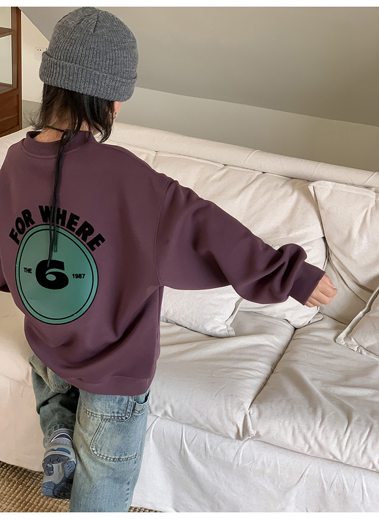 童装2024新款卫衣儿童卫衣男童时髦潮打底衫韩版宝宝上衣男孩宽松详情38