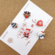 Christmas cute cartoon mini stapler, student small stapler with keychain, Christmas small gift binding machine pic 15
