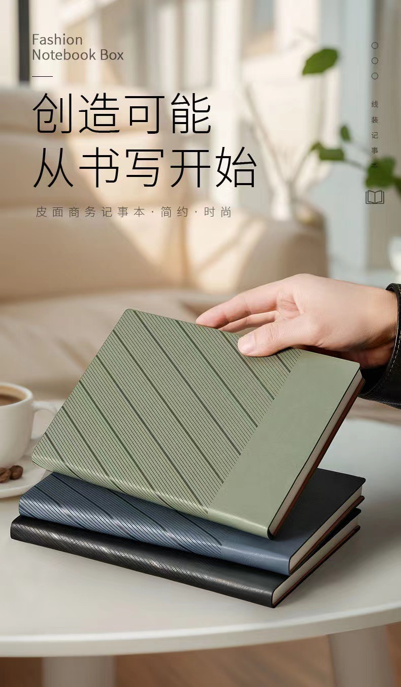 Customized a5 notebook gift box set, high appearance level, business office meeting notebook as a souvenir, can be printed with Llogo pic 6