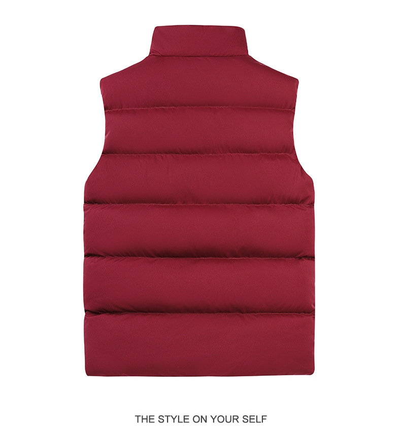 The new down cotton vest for men in autumn and winter is a casual, loose and bag-sized waistcoat for men pic 45