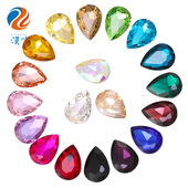 厂家批发 尖水滴钻 瓜子 水晶玻璃钻 diy材料 手机饰品配件详情1