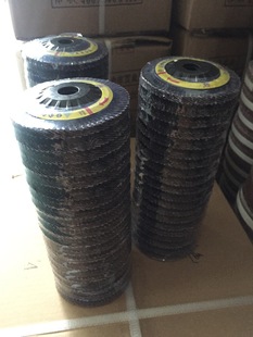 氧化铝棕刚玉百页片塑盖百叶片加厚抛光百页轮砂轮片红砂百叶轮详情9