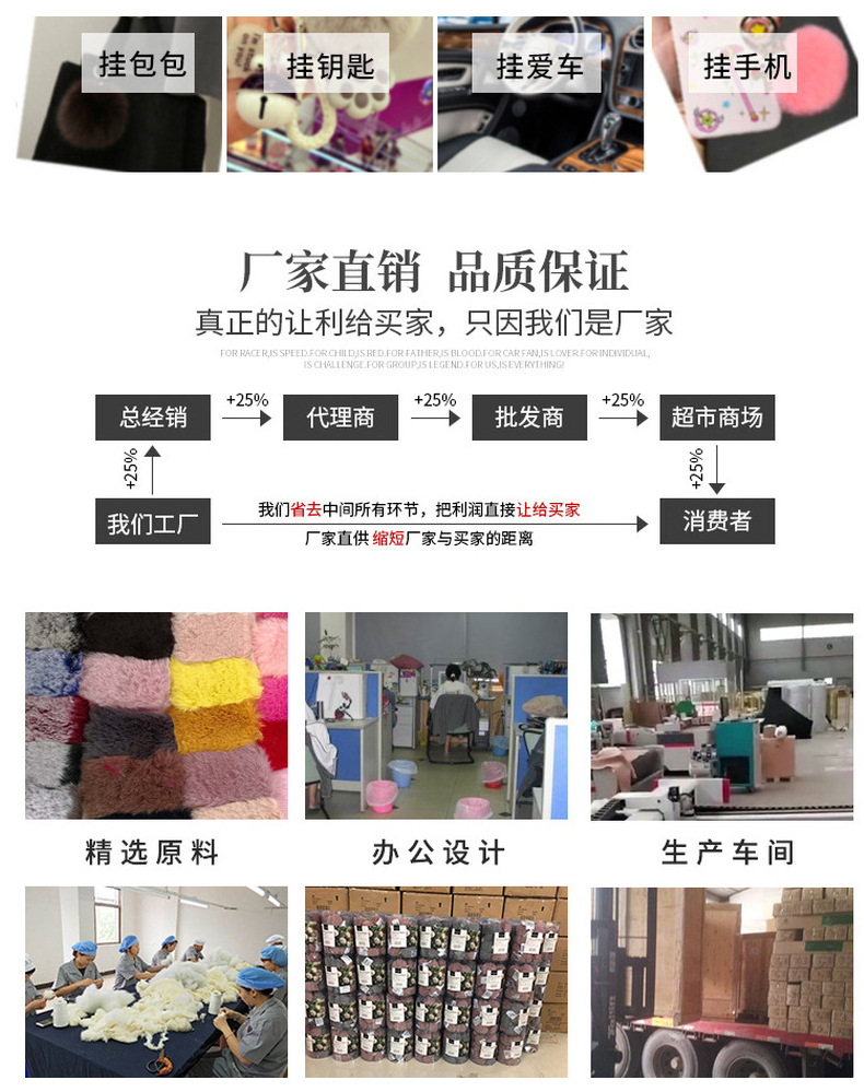 新品 亚克力冰淇淋钥匙扣挂件 仿真雪糕树脂甜筒仿獭兔毛球挂饰详情25