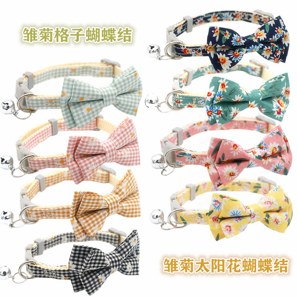 宠物贴布项圈狗狗猫咪项圈单脚印爪印铃铛项圈猫扣项圈爆款项圈详情12