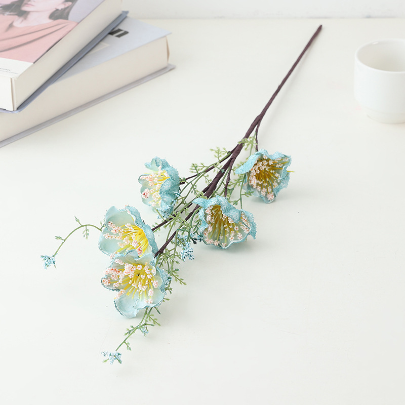 Artificial flower, foam, pink butterfly flower, hotel and home decoration display flower, artificial flower, artificial rhododendron manufacturer wholesale pic 17