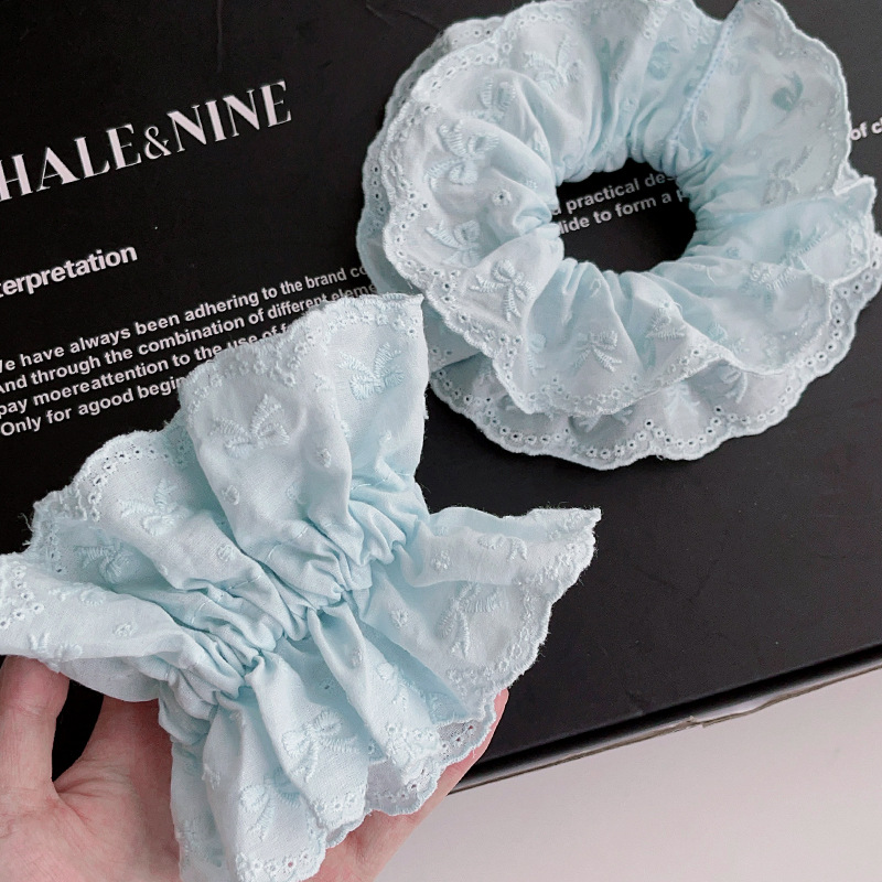 Spring and Summer hair band Collection: Cute trendy hair bands, feminine lace trim hair accessories, sweet and fresh large intestine hair bands pic 30