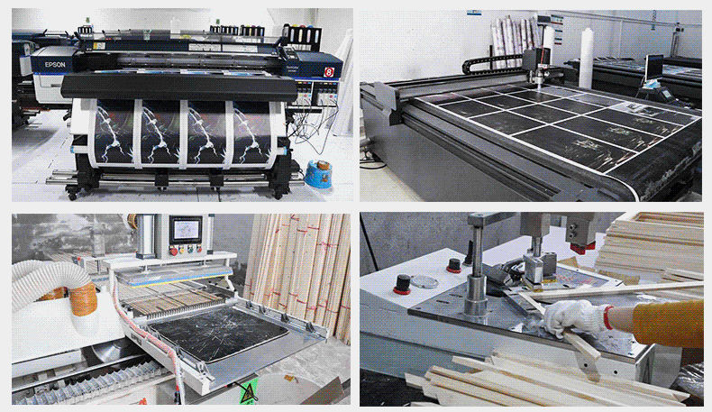 Wholesale of living room decorative paintings, frameless canvas paintings, spray-painted bedroom bedside murals, entrance wall paintings, five-line paintings, core cross-border paintings pic 4