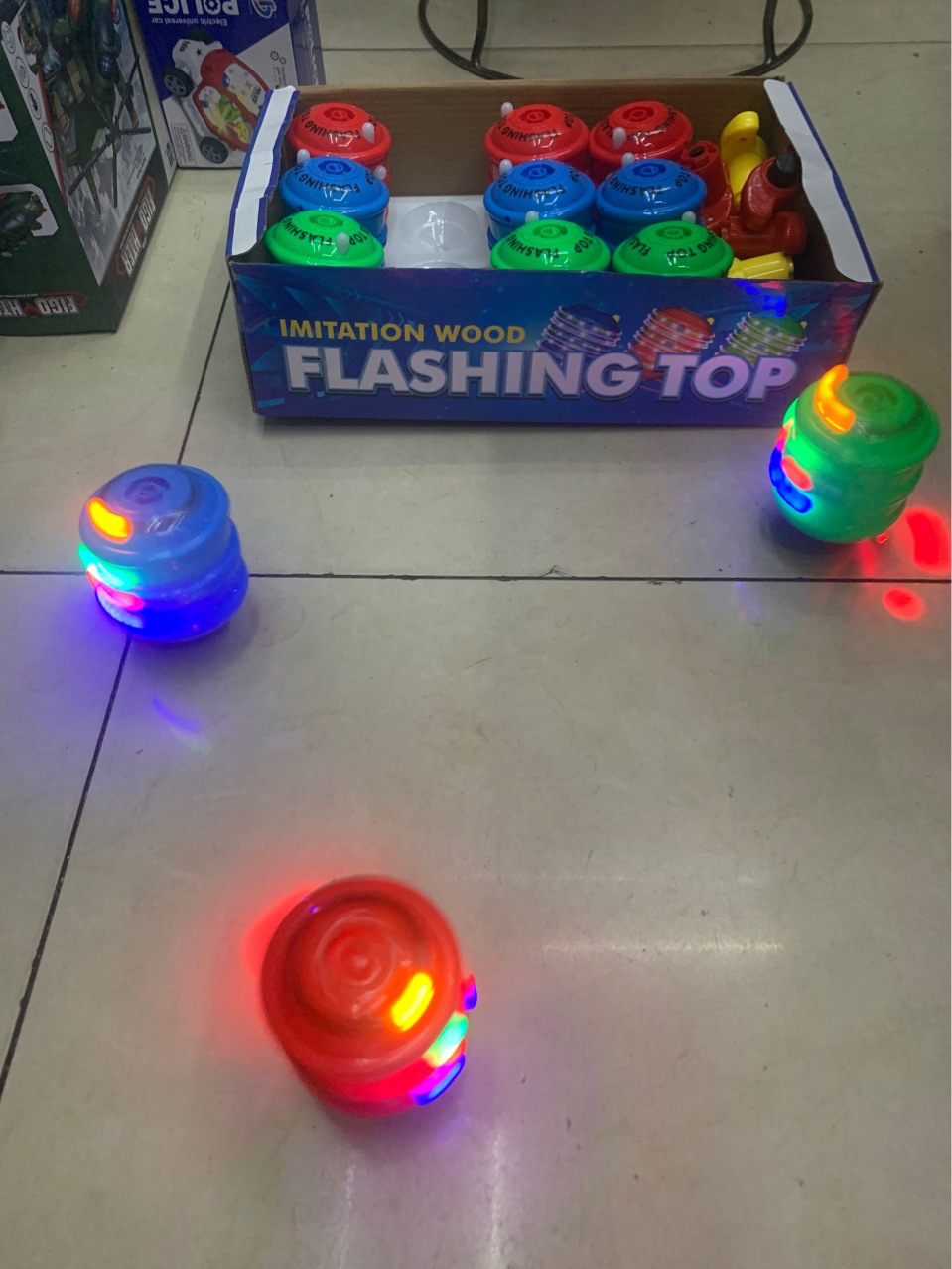新款音乐陀螺卡通发闪光儿童玩具新款地摊夜市热销卖批发光小礼品详情5