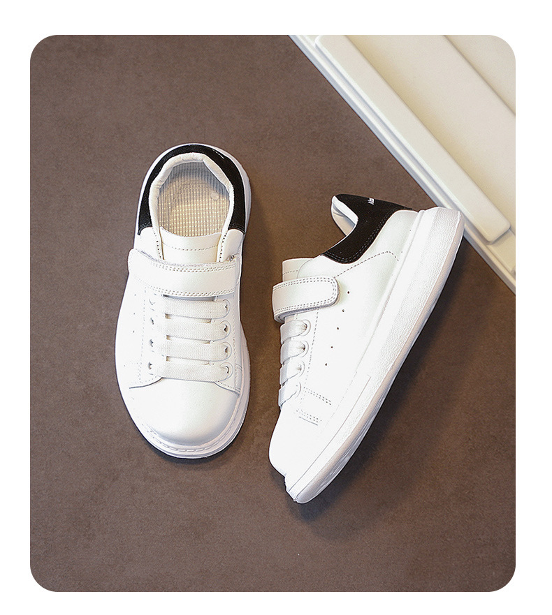 儿童鞋子女童小白鞋真皮2024新款春秋大童板鞋男童运动鞋麦昆童鞋详情11