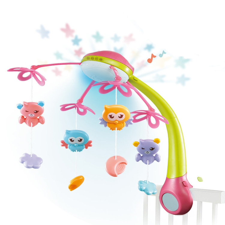跨境多功能婴儿床铃投影旋转音乐床铃 baby projection bed bell工厂直销详情4