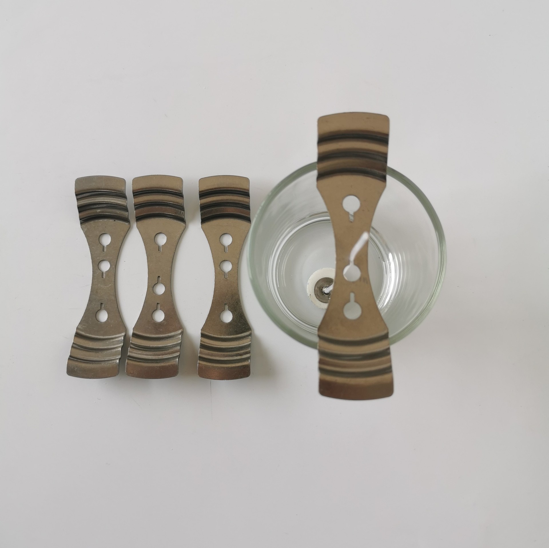 diy candle-making tools, three-hole wick holder, aromatherapy candle wick fixing bracket, wick fixing pic 3